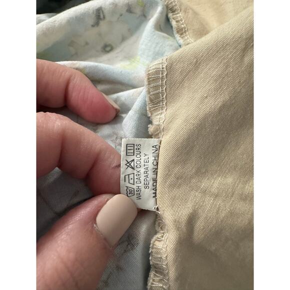 Unbranded Blue Retro Bow Front Rockabilly Style Floral Tea Dress Size Medium - Picture 9 of 9